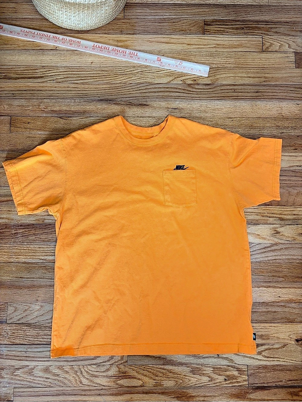 Nike Orange Pocket Short Sleeve Tee Large